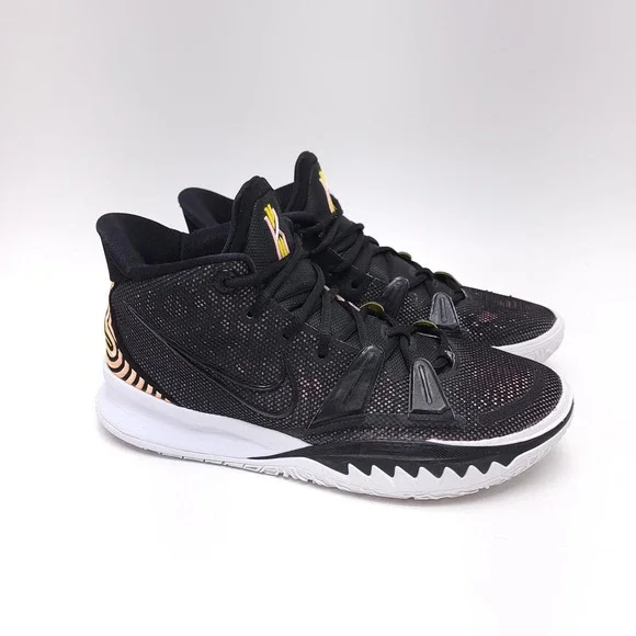 Nike Kyrie 7 Mens 11.5 Ripple Effect Black Arctic Punch Athletic Shoe CQ9326-005 Athletic Shoes